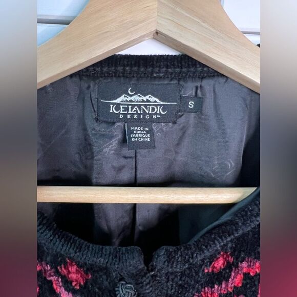 Icelandic Design‎ Sweater Jacket blouse blazer Blend Nordic Lined Size S vintage - Picture 3 of 17